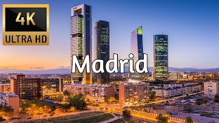 🇪🇸 MADRID SPAIN 4K Drone Tour  Best Drone Compilation  Trips On Couch [upl. by Ahsielat]