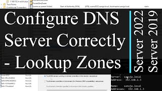 How to Configure DNS Server Correctly on Windows Server 2022 [upl. by Nafri456]