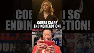 Cobra Kai Season 6 Part 1 Ending REACTION shorts cobrakai [upl. by Sibbie]