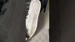 The Quickest Way to Clean Adidas Superstar cleanwithme shoecleaner cleaningtips adidassuperstar [upl. by Ecnarwal]