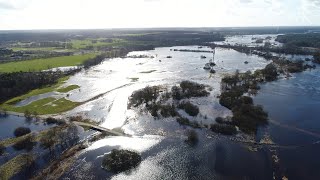 Außergewöhnlich starkes WümmeHochwasser in Rotenburg und Umgebung [upl. by Nehr]