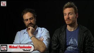 Michael Fassbender and Justin Kurzel OnSet Macbeth Interview [upl. by Aicened]