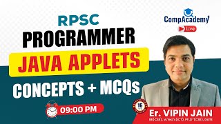 Java Applets  RPSC Programmer 2024 I RPSC Programmer Classes  Test Series  ACP  CompAcademy [upl. by Labinnah]