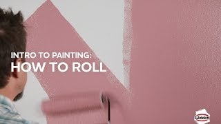 Glidden Paint  How to Roll a Roller [upl. by Katsuyama]