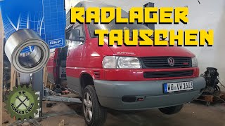 Radlager tauschen am VW T4  Wummerndes Geräusch beim Fahren [upl. by Ynavoj769]