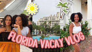 COME WITH US TO FLORIDA  Hilton Sandestin Resort  Triple J’s [upl. by Wrennie]