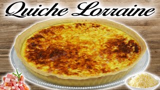 QUICHE LORRAINE  PÂTE BRISÉE MAISON [upl. by Solhcin]