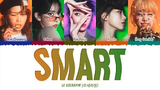 LE SSERAFIM 르세라핌  Smart 1 HOUR LOOP Lyrics  1시간 가사 [upl. by Arykahs61]