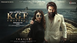 KGF  Chapter 3  Trailer Hindi  Rocking Star Yash  Prabhas  Raveena Tondon  Prasanth Neel [upl. by Steffi]