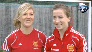 England Womens Hockey Team  Quick Fire Questions [upl. by Gorlin726]