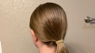 How to do a slick back ponytail [upl. by Norse]