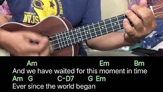 Eversince The World Began Survivor ukulele cover song chords and lyrics [upl. by Gregrory]