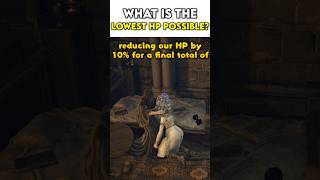 How LOW Can Your HP and VIGOR Be eldenringshadowoftheerdtree gaming darksouls [upl. by Seraphine]