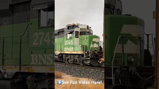 BN Whiteface GP392R on HSLADEN [upl. by Aelyk]