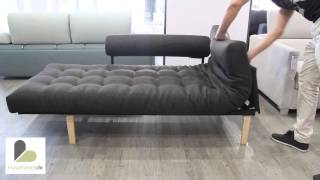 ROLLO Wood Schlafsofa  Dauerschläfer von Innovation  kleines Sofa  mysofabedde [upl. by Nirihs]