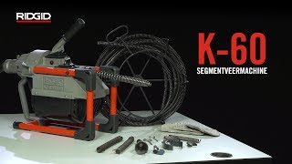 RIDGID Segmentveermachine K60 [upl. by Anthia]