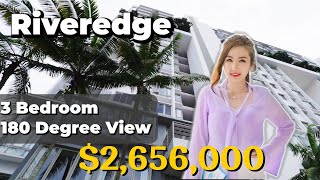 Riveredge Condo  3 Bedroom with 1518sqft in District 15  Mountbatten MRT [upl. by Domph]