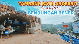 UPDATE Tambang BATU ANDESIT Sampai Dasar BENDUNGAN BENER Terbaru purworejoku [upl. by Eidassac934]