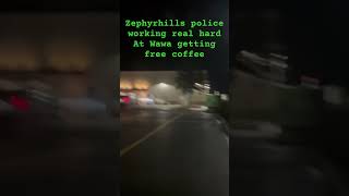 Zephyrhills police whole night shift doing nothing but getting free coffee NO PATROLLING [upl. by Chantalle]