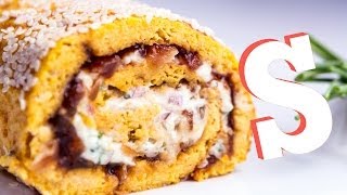 Savoury Swiss Roll Recipe [upl. by Swetiana]