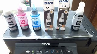 IMPRESSORA EPSON L395 e como Colocar Tinta na Impressora para não ter problema  O que eu acho [upl. by Lonier]