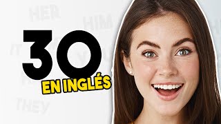 Cómo se Dice 30 en Inglés PRONUNCIACIÓN [upl. by Kragh]