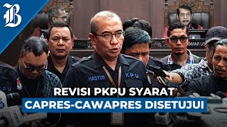 DPR Pertanyakan Keabsahan PKPU Saat Pendaftaran Capres Cawapres [upl. by Ardnat]