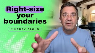 The difference between protective boundaries and limiting boundaries  Dr Henry Cloud [upl. by Ajup325]