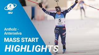 World Cup 2324 AntholzAnterselva Women Mass Start Highlights [upl. by Essirahs416]