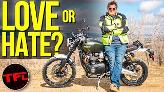 Here Are The Things I Love And Hate About My New Triumph Scrambler 1200 XC [upl. by Adnara528]