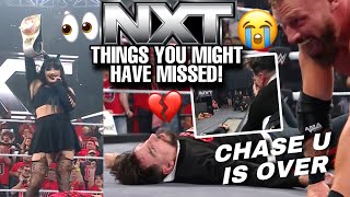 CHASE U IS DONE HEARTBREAKING END TO NXT TATUM PAXLEY EMERGES FOR GOLD WWE NXT [upl. by Congdon322]