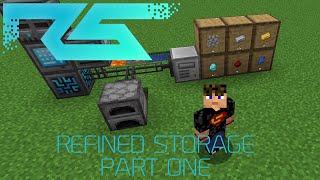 Refined Storage Guide  Part 1  The Basics new guide in description [upl. by Oiceladni]