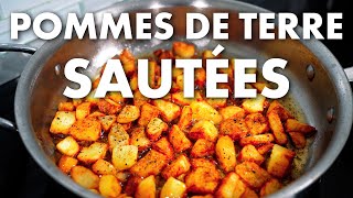 Comment Faire des Pommes de Terre sautées à lail [upl. by Ardisi]