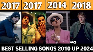 Top 10 best selling songs Each Year from 2010 up to 2024 [upl. by Nerot501]