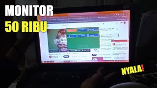 500 Terjual Nyoba Beli Monitor Harga 50 Ribu Dari Marketplace HuntingMonitorBudgetEp3 [upl. by Yonit649]