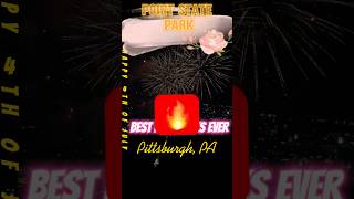 JawDropping Pittsburgh Fireworks 🎆 4th of July Spectacle at Point State Park Fireworks shorts [upl. by Odracer776]