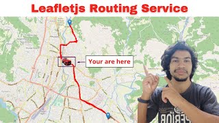 Leaflet Routing Machine  Open Source Routing service  GeoDev [upl. by Ludvig782]