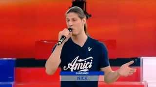 Nick Casciaro canta quotRight to be wrongquot di Joss Stone ad Amici 13 [upl. by Nalod]