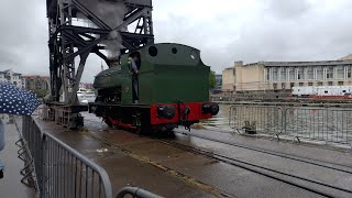 Henbury – S9 Peckett No 1940 At the Bristol harbour railway 5724 [upl. by Allison271]