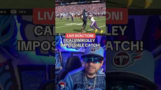 CALVIN RIDLEY IMPOSSIBLE CATCH VS VIKINGS TITAN ANDERSON REACTION shorts calvinridley titans [upl. by Bondie]