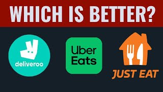 Deliveroo vs Uber eats vs Just eat Which one is better for drivers [upl. by Itsa]