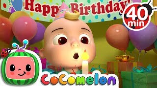 Happy Birthday Song  More Nursery Rhymes amp Kids Songs  CoComelon [upl. by Ialda]