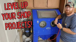 Eastwood B60 Sand Blast Cabinet Review  Upgrades to Do  Dust Collection [upl. by Annekahs760]