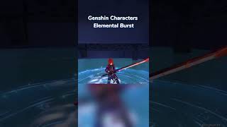 Genshin Characters Elemental Burst Genshin Impact [upl. by Tigram]