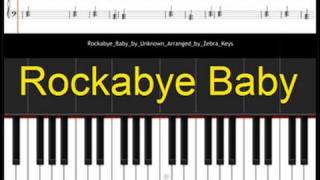 How to Play Rockabye Baby  Easy Piano for Children [upl. by Karee]