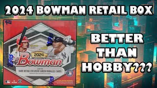 🚨 2024 Bowman Baseball Retail Showdown Better Than Hobby 🚨 [upl. by Deny]