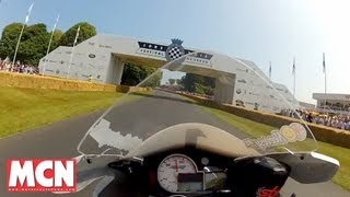 Michael Neeves at the Goodwood Festival of Speed  Video Diary  Motorcyclenewscom [upl. by Earased]