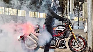 Indian FTR 1200 Gets Rowdy  060MPH Top Speed Wheelies amp Shenanigans [upl. by Sup]