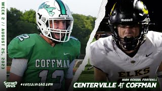 Coffman Forces 3 Turnovers in OnePossession Win Over Centerville 🏈 [upl. by Trebloc]