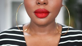 FENTY BEAUTY  STUNNA Uncensored Lip Paint  Is It A Yes  Discoveries Of Self [upl. by Lillian751]